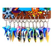 Rainbow Series - Surfboard/Dolphin Keyring